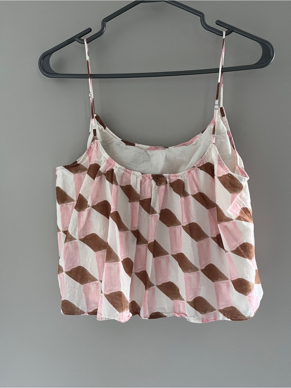 Banana Republic Pink and Brown  Spaghetti Strap Tank Top - Picture 6 of 12